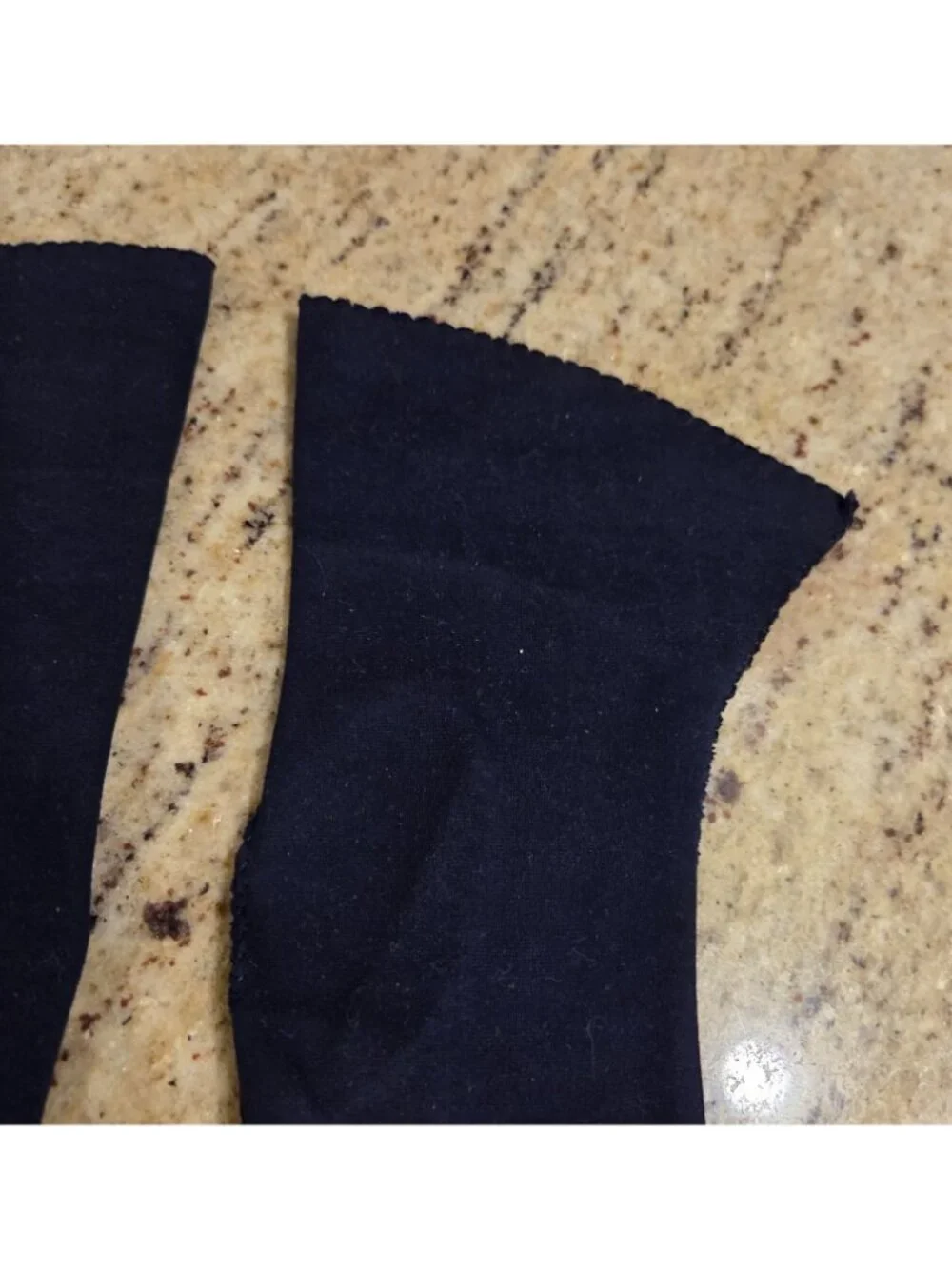 Vintage Womens Size S/M 6 Blue Cotton Formal Stretch Gloves Gauntlet Wrist